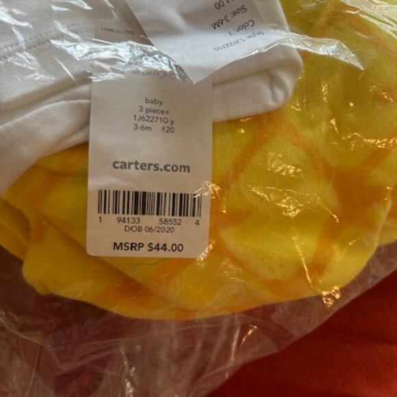 Carter's Little Pineapple Halloween Costume - Baby Boy or Girl 3-6 month - Picture 3 of 3